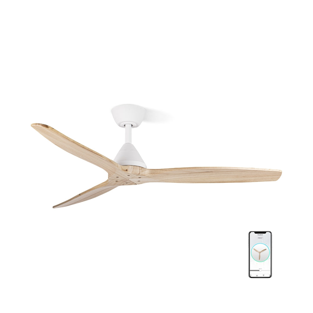 Dolomiti Ventilador de Techo 132 cm – 3 Aspas de Madera