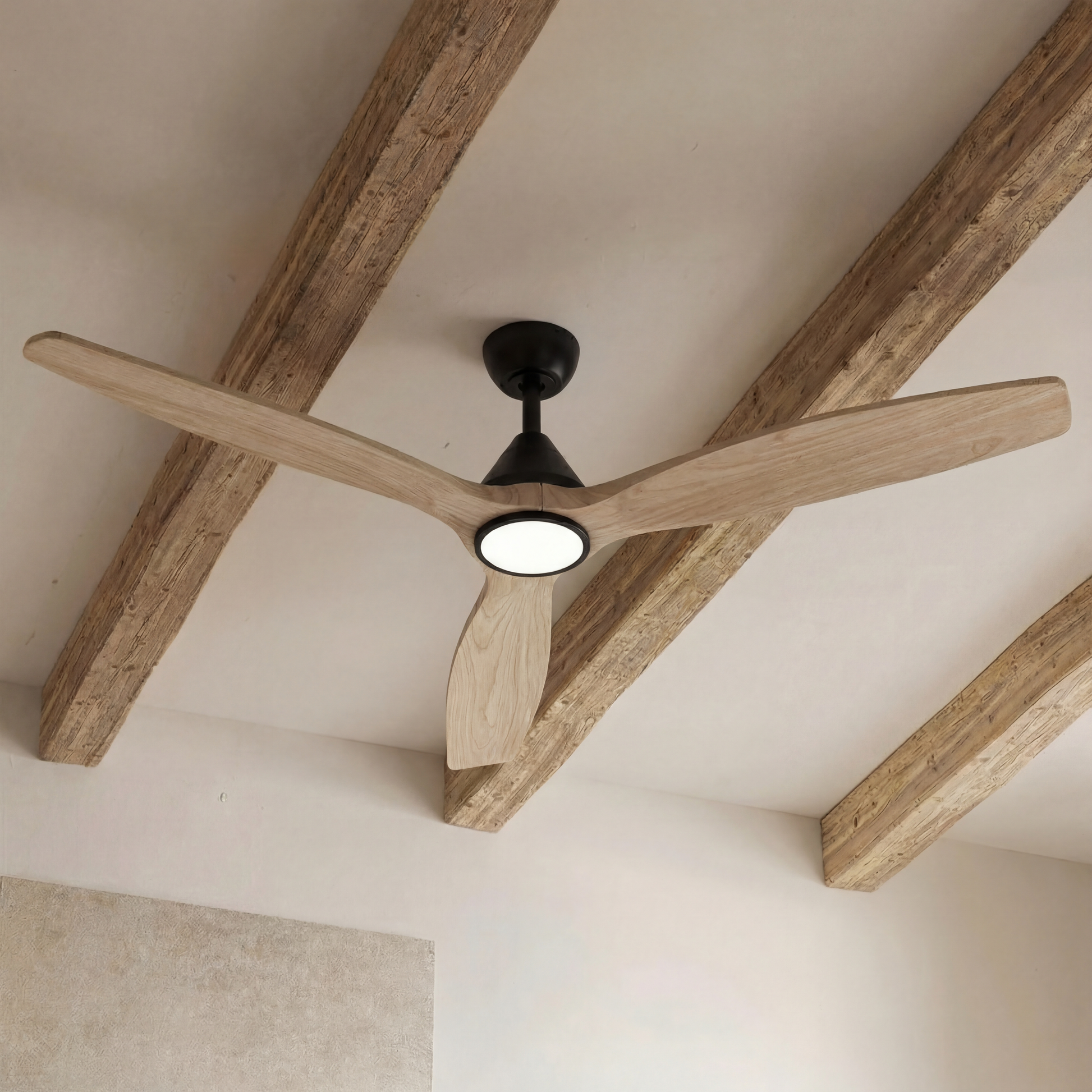 Dolomiti Ventilador de Techo 132 cm – 3 Aspas de Madera