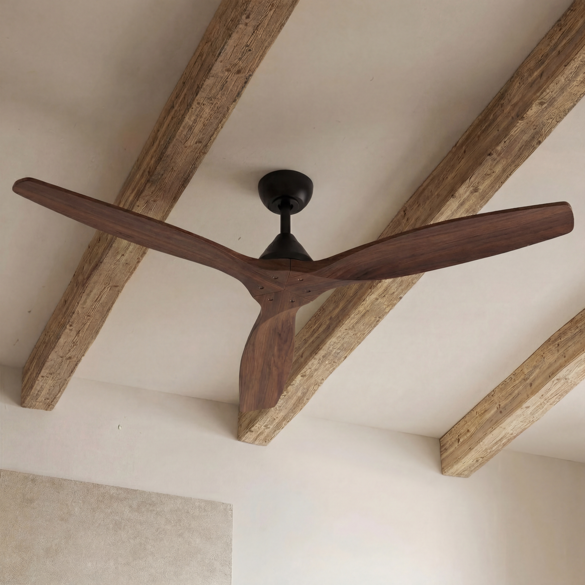 Dolomiti Ventilador de Techo 132 cm – 3 Aspas de Madera