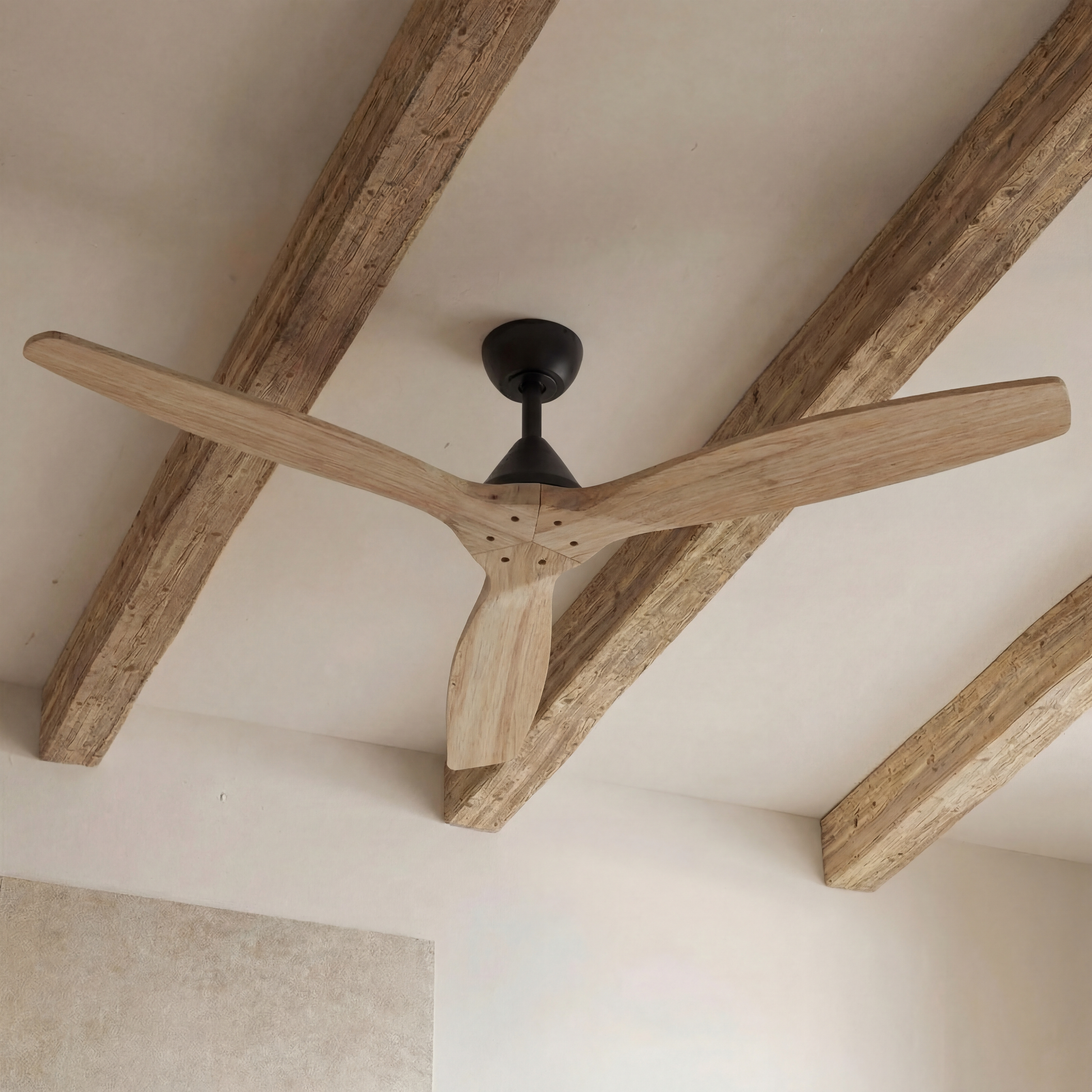 Dolomiti Ventilador de Techo 132 cm – 3 Aspas de Madera