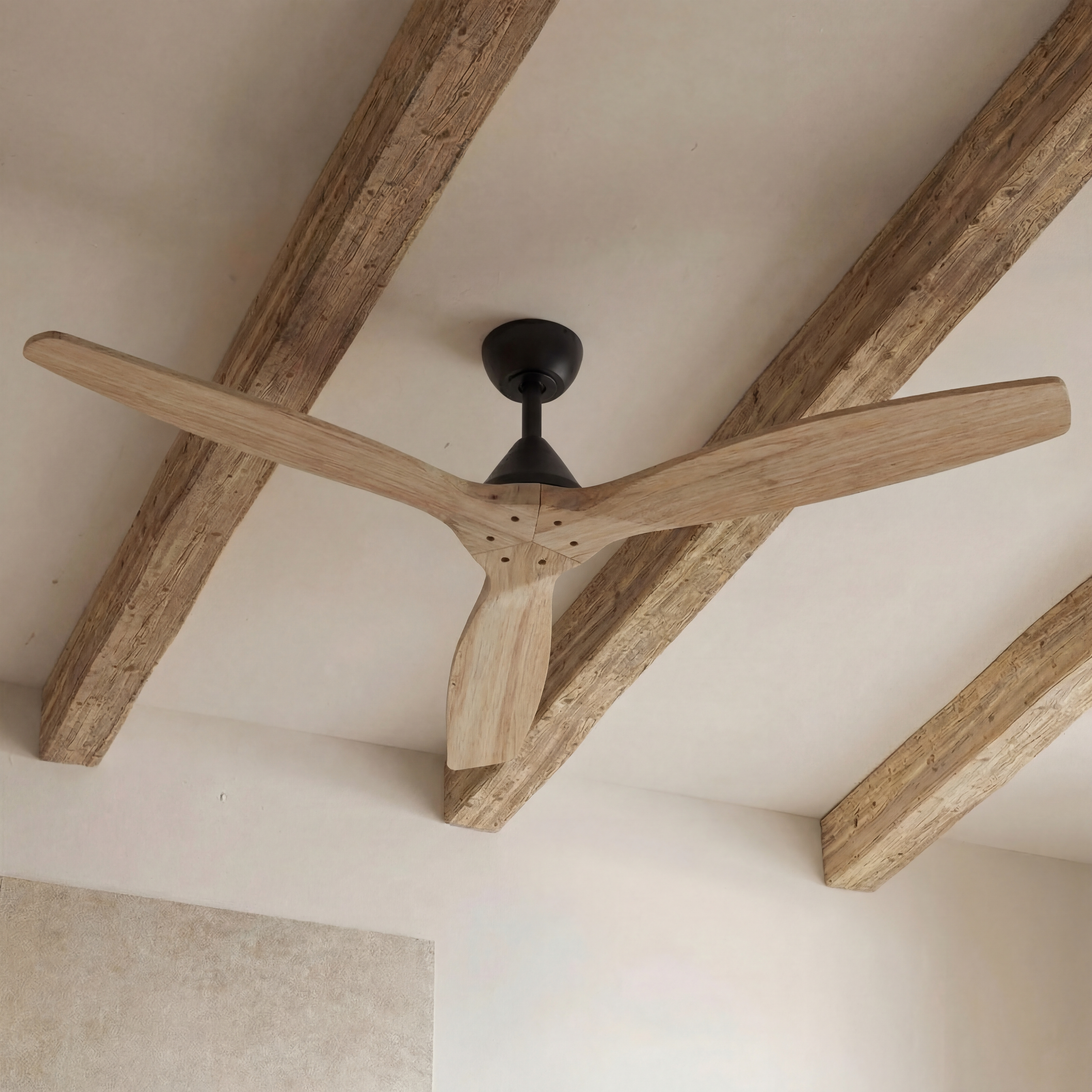 Dolomiti Ventilador de Techo 132 cm – 3 Aspas de Madera