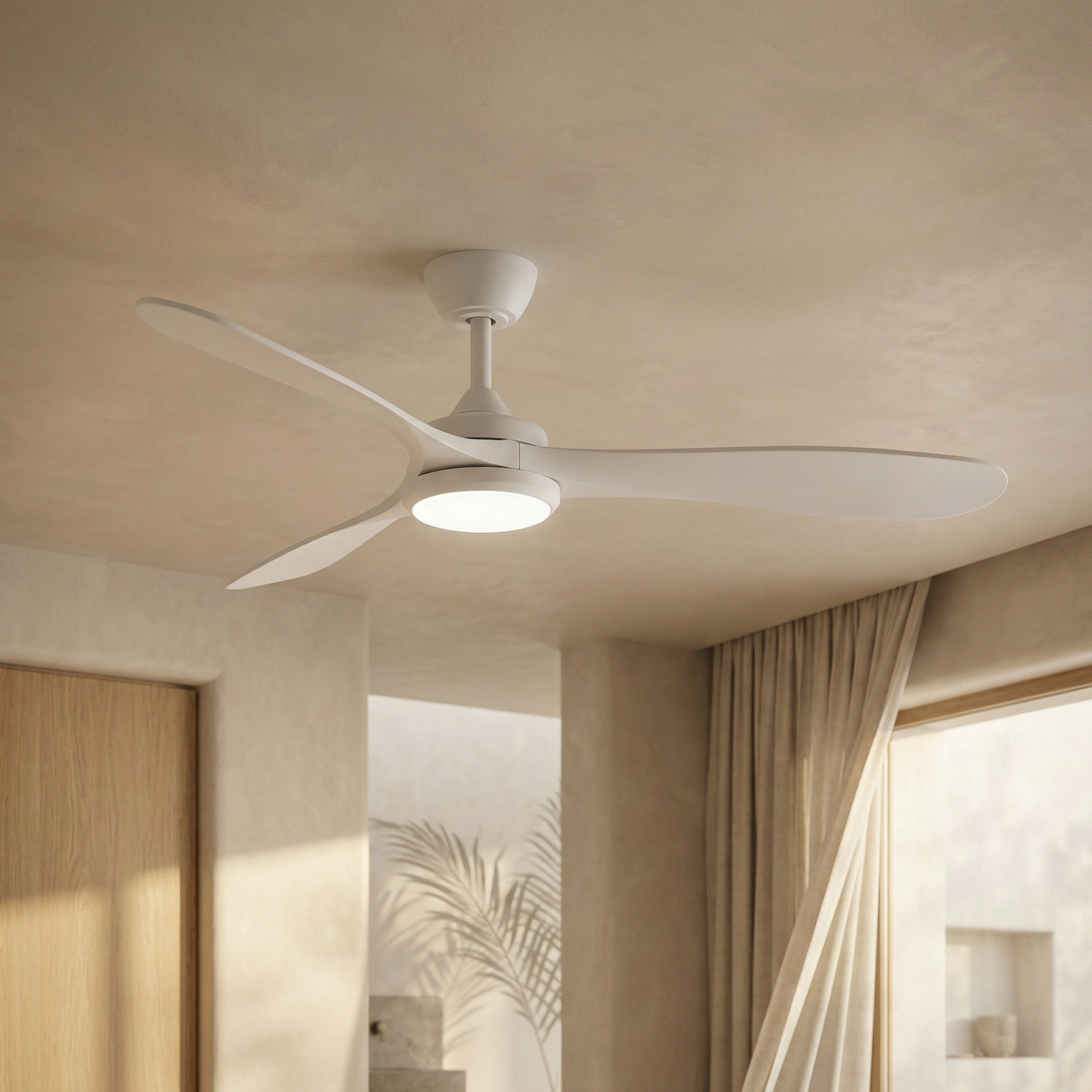 Ventilateur de plafond Boréal 132 cm – 3 pales en acier